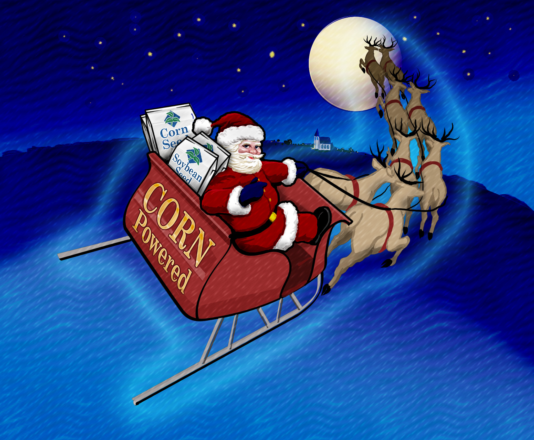 santa_sleigh Gray Dog Design • Professional Graphic Design